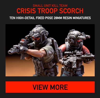 Crisis Troop Scorch 28mm Miniatures. Click to learn more!