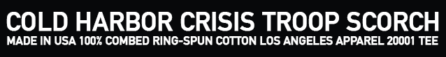 100% Ringspun Cotton Made in the USA Tee Shirt.